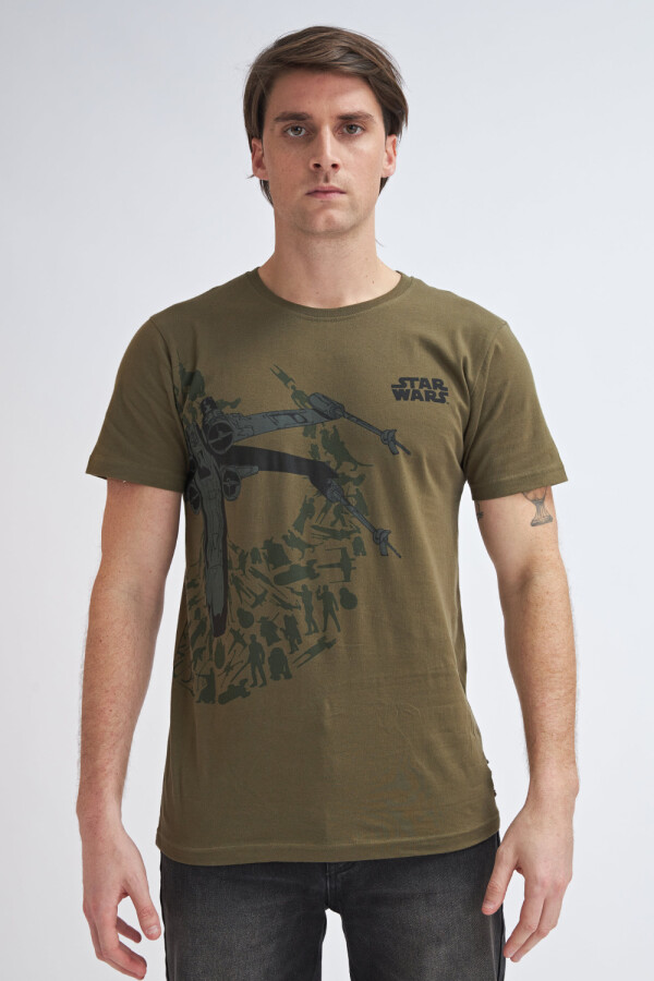 Camiseta manga corta Star Wars- Verde
