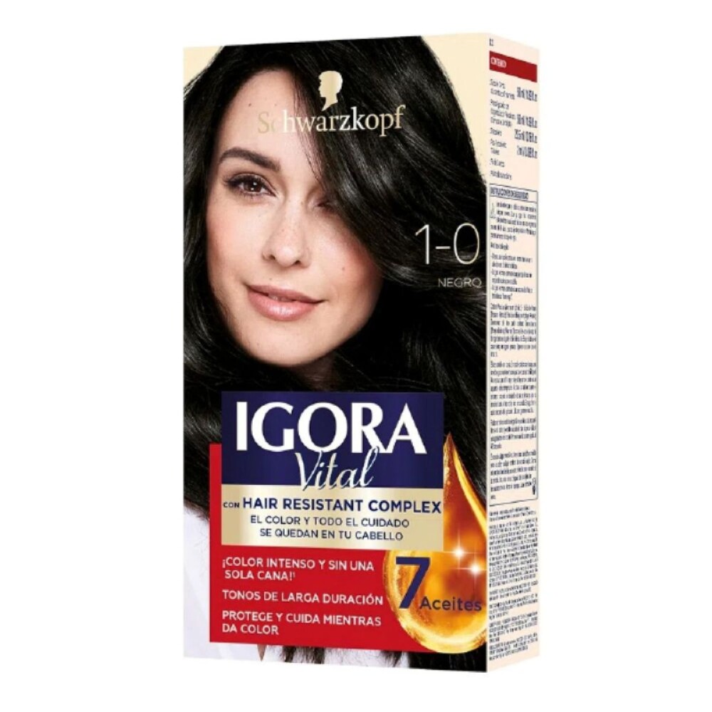IGORA VITAL COLOR NEGRO NÂ°1-0 X 50 ML única