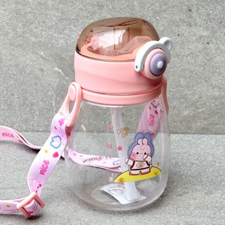 Botella Plástica Infantil Con Sorbito 430ml Botella Plástica Infantil Con Sorbito 430ml