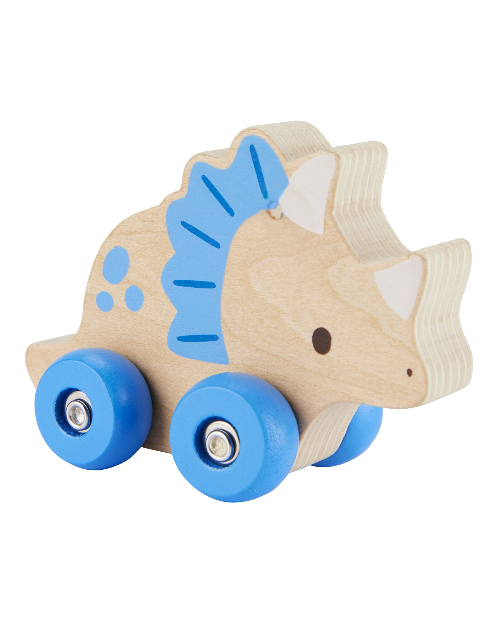 Triceratops de arrastre en madera Triceratops de arrastre en madera