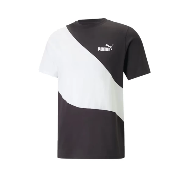 PUMA POWER Cat Tee - PUMA NEGRO/BLANCO