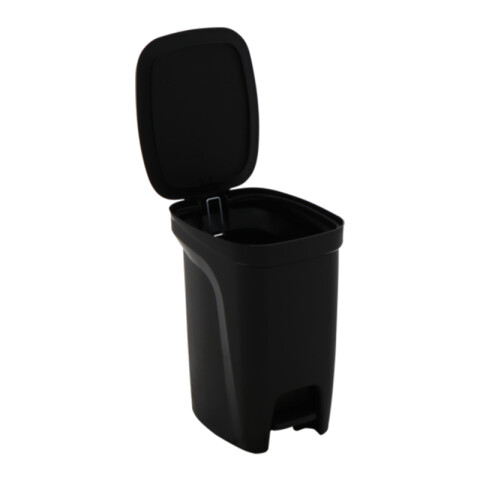 Basurero "COMPACT" 10 Lt. en polipropileno negro -TRAMONTINA TD0436