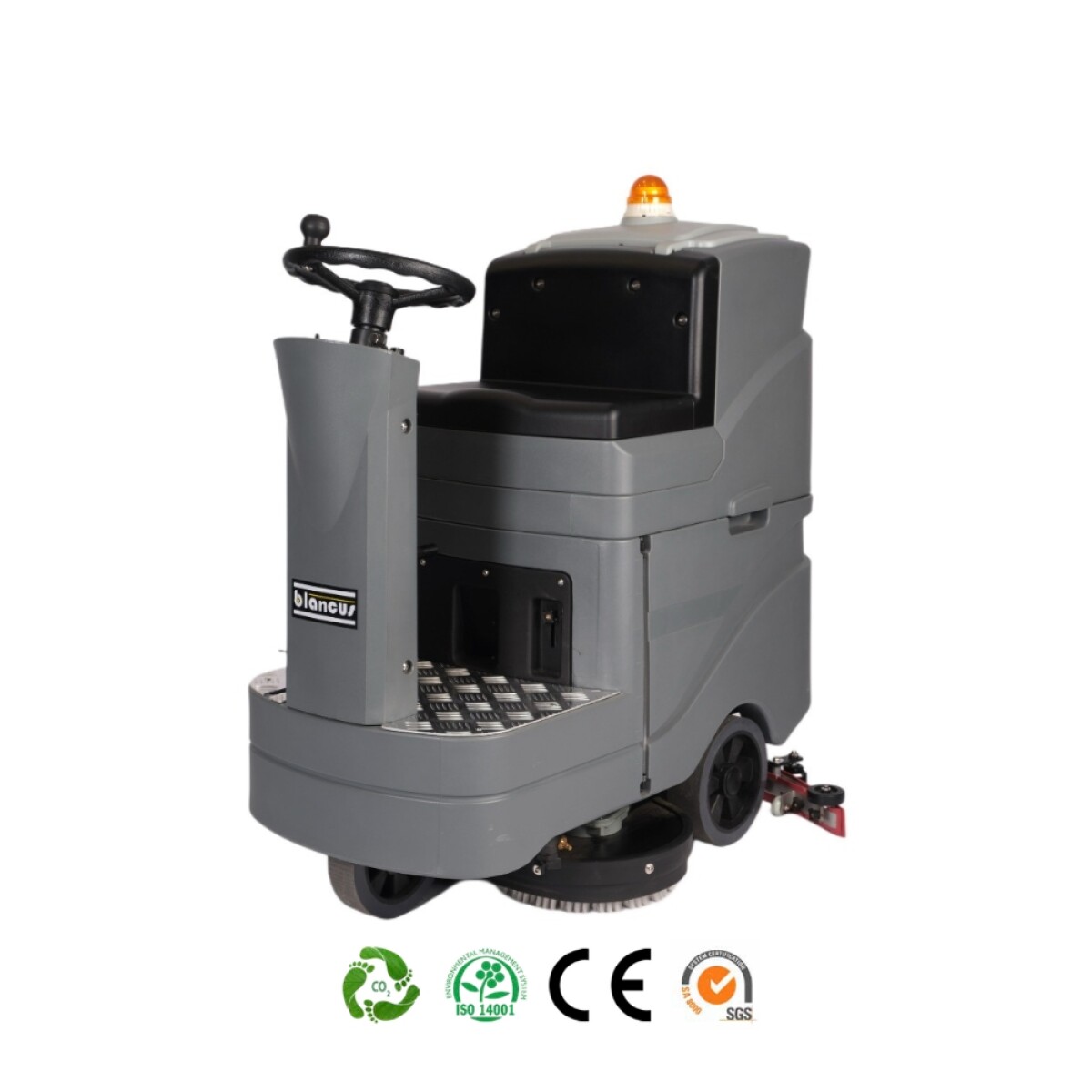 Lavafregadora Blancus D8 Hombre a bordo 