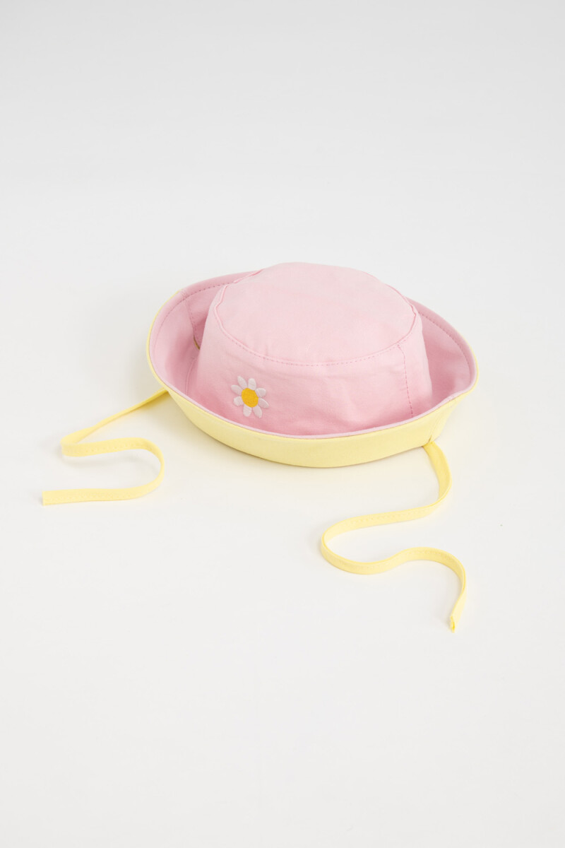 Gorro canvas reversible Rosa