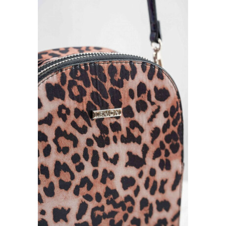 Porta Celular Animal Print Camel