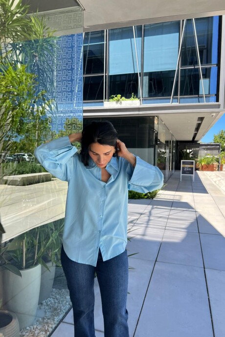 Camisa Tadea Celeste