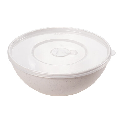 Bowl Plástico Gourmet con Tapa 1.4 L MARMOL