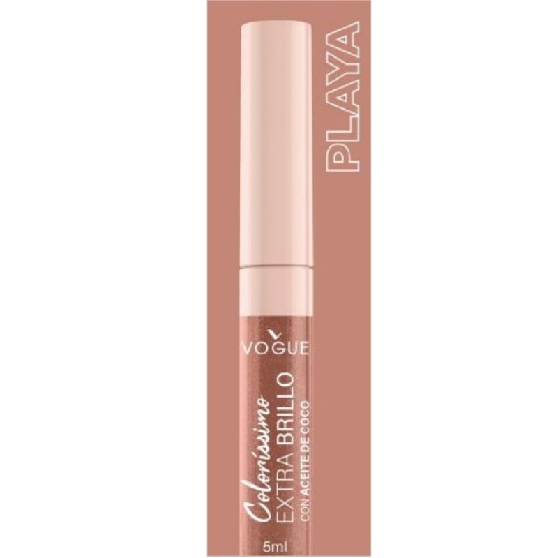 Labial Vogue Colorissimo Extra Brillo Playa Labial Vogue Colorissimo Extra Brillo Playa