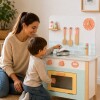 Cocina madera SOBEBEAR verde agua