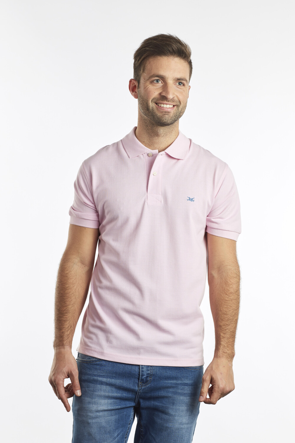 Polo Pique Lisa Rosado