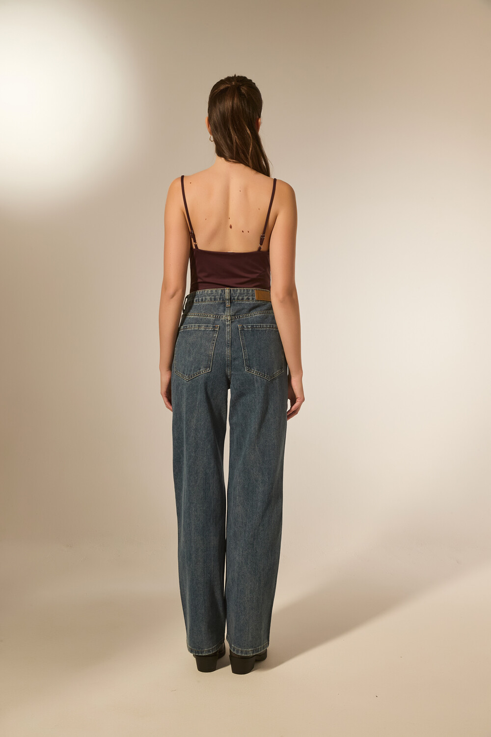 Pantalon Avela Azul Grisaceo