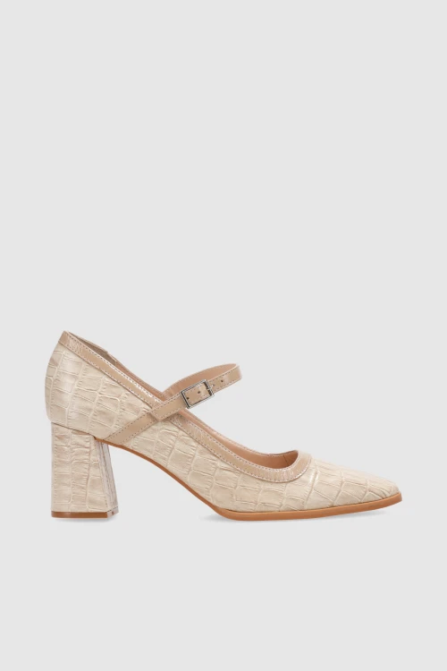 Zapato Roma Crocco Beige