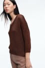 SWEATER V Marron