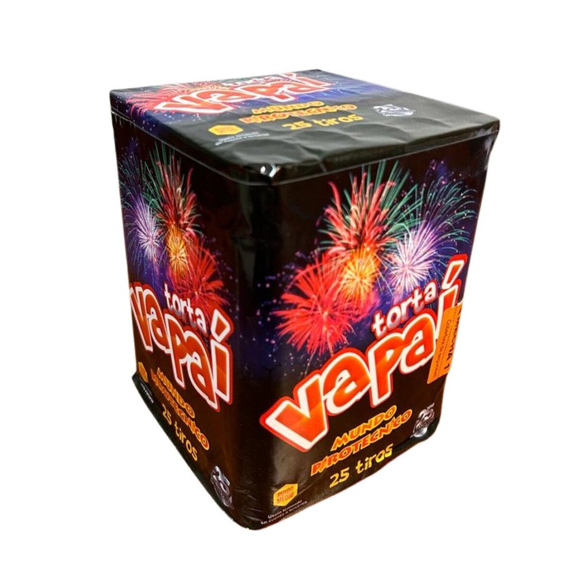 TORTA VAPAI MUNDO PIROTECNICO 25 Tiros 
