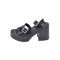 SANDALIA 35-40 BLACK ´PU