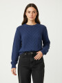 Sweater Allora Azul Grisaceo