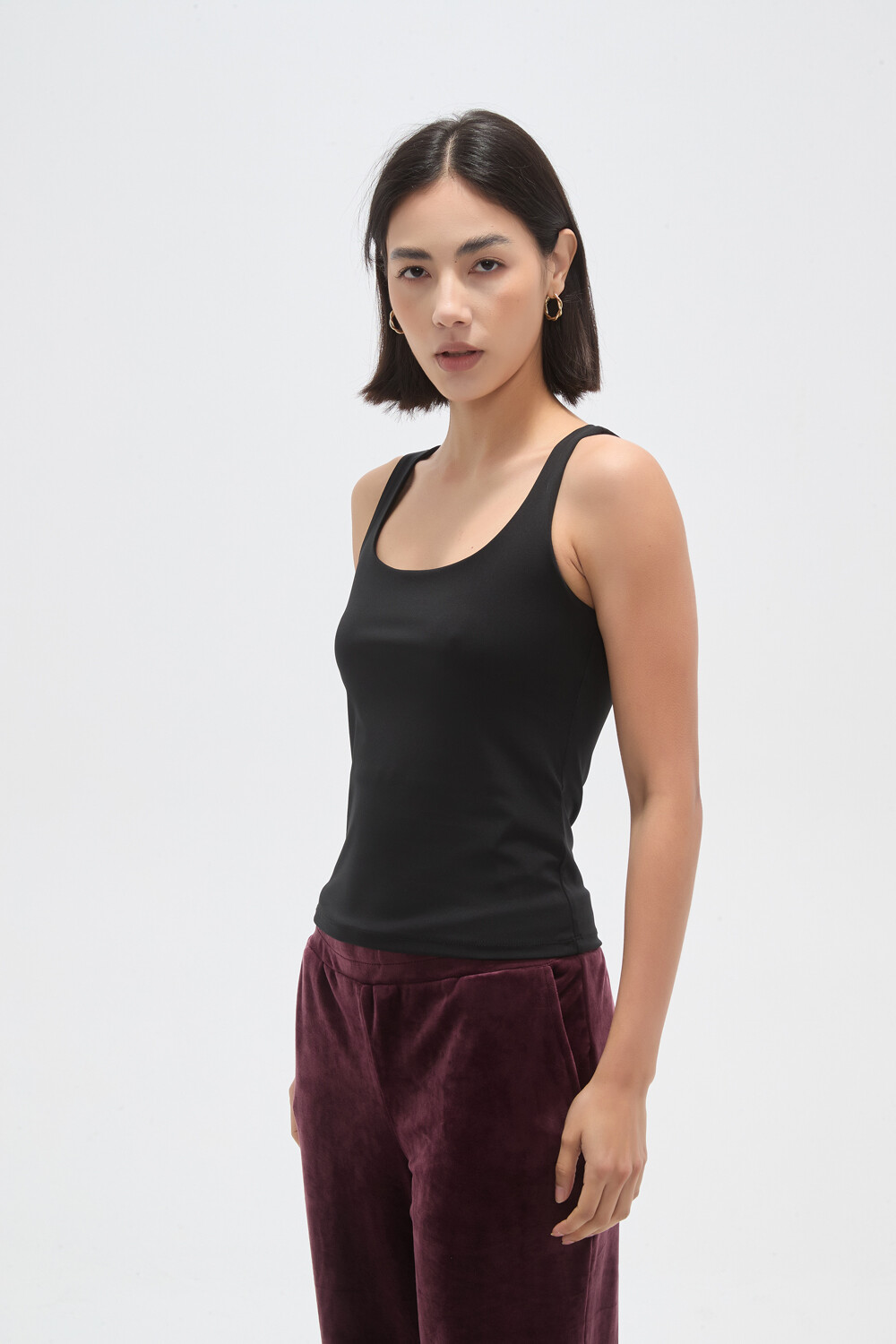 Musculosa Mintas Negro