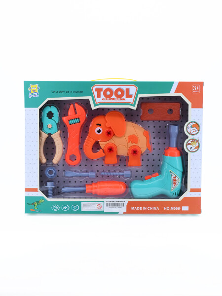 JUGUO DE ENSAMBLE HERRAMIENTAS NARANJA