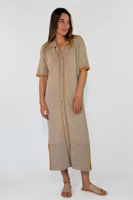 VESTIDO GRAVIOLA Beige