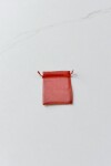 Bolsa organza 7x9cm ROJO