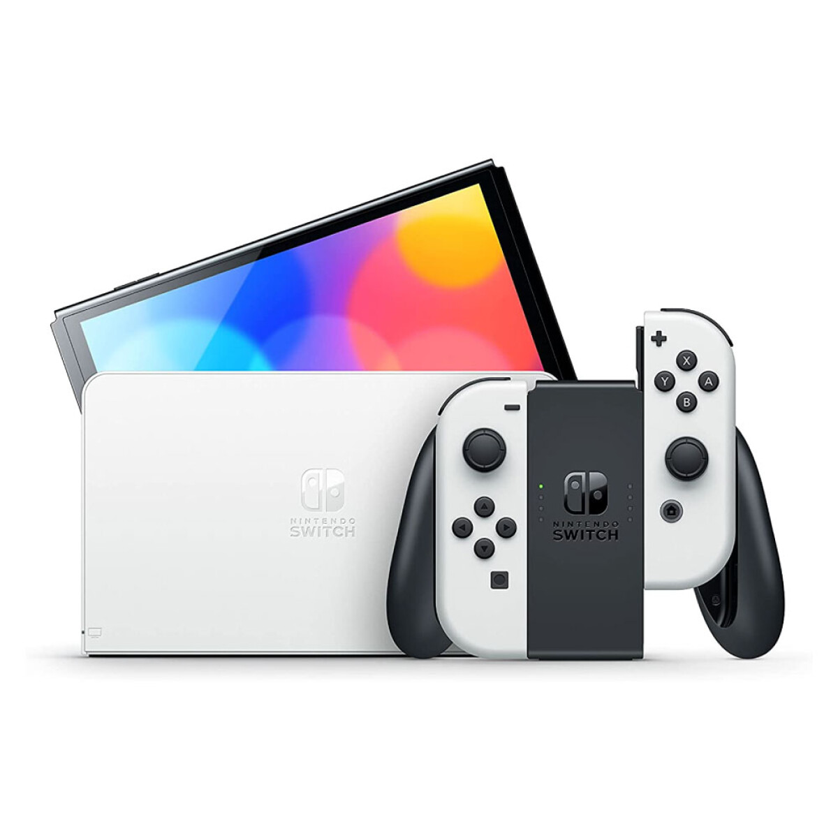 Nintendo Switch Oled 64gb Standard Color Blanco Y Negro 