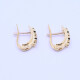 Caravanas oro 18k con brillantes y zafiros. Caravanas oro 18k con brillantes y zafiros.