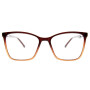Lentes de Sol Chilli Beans Otica Cuadrado Mujer Gradiente Marrón/Marrón