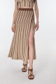 Falda Lath Marron