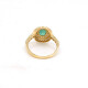 Anillo En Oro 18K, Esmeralda Y Brillantes Anillo En Oro 18K, Esmeralda Y Brillantes