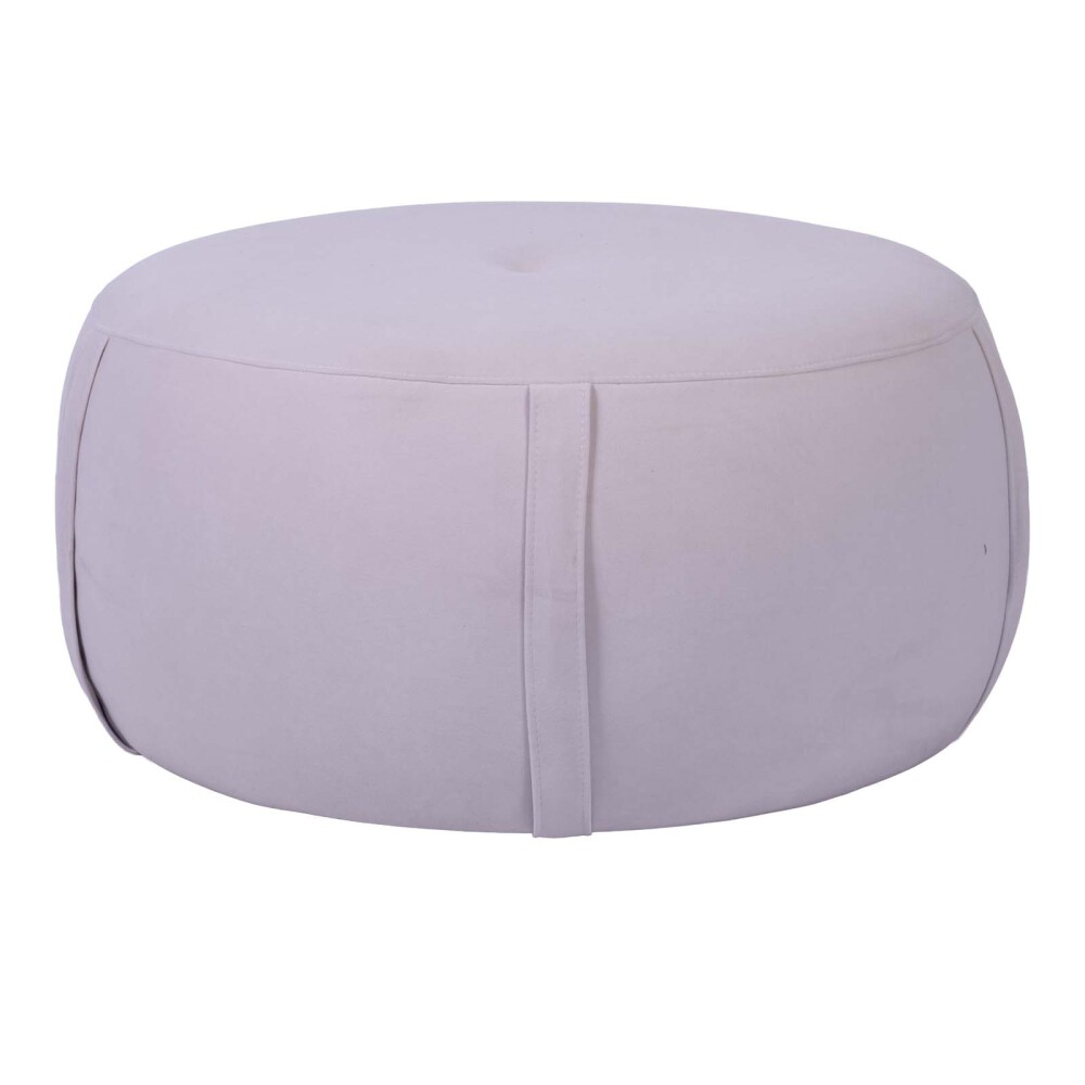 PUFF TELA NATURAL-BEIGE OLTEN BEIGE CLARO