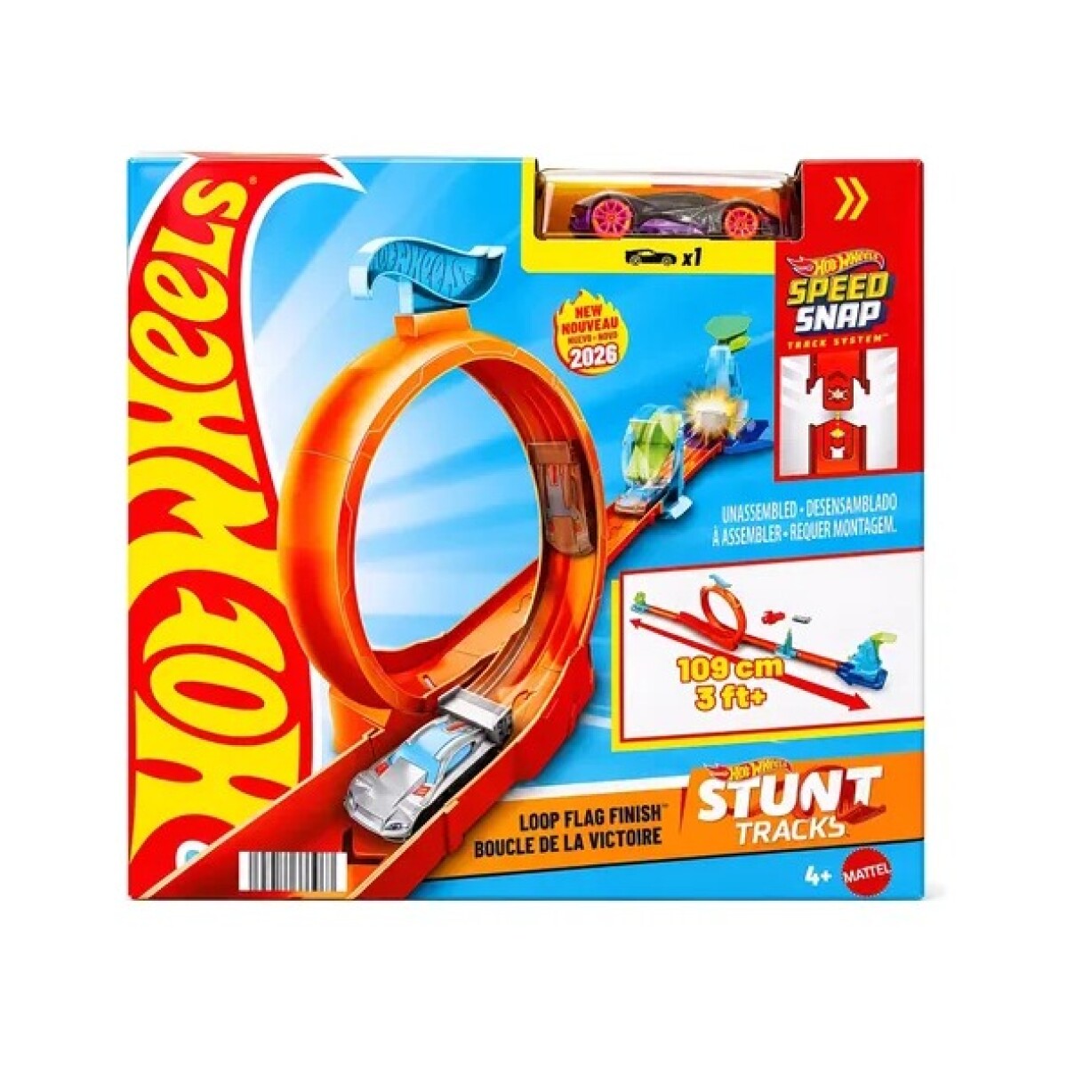 HOT WHEELS STUNT PISTA DE ACROBACIAS SORPRESA 