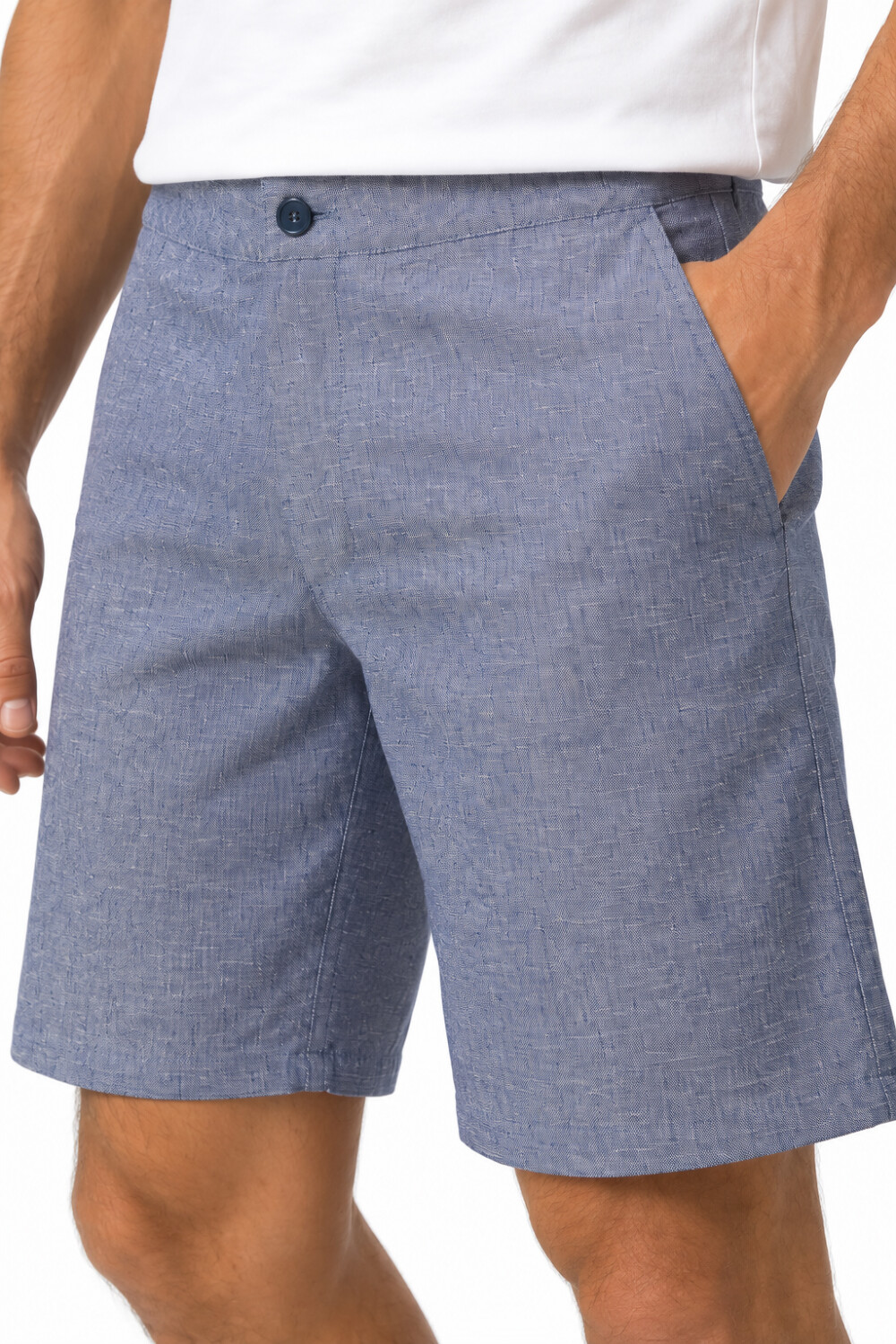 Bermuda Curibe Azul Melange