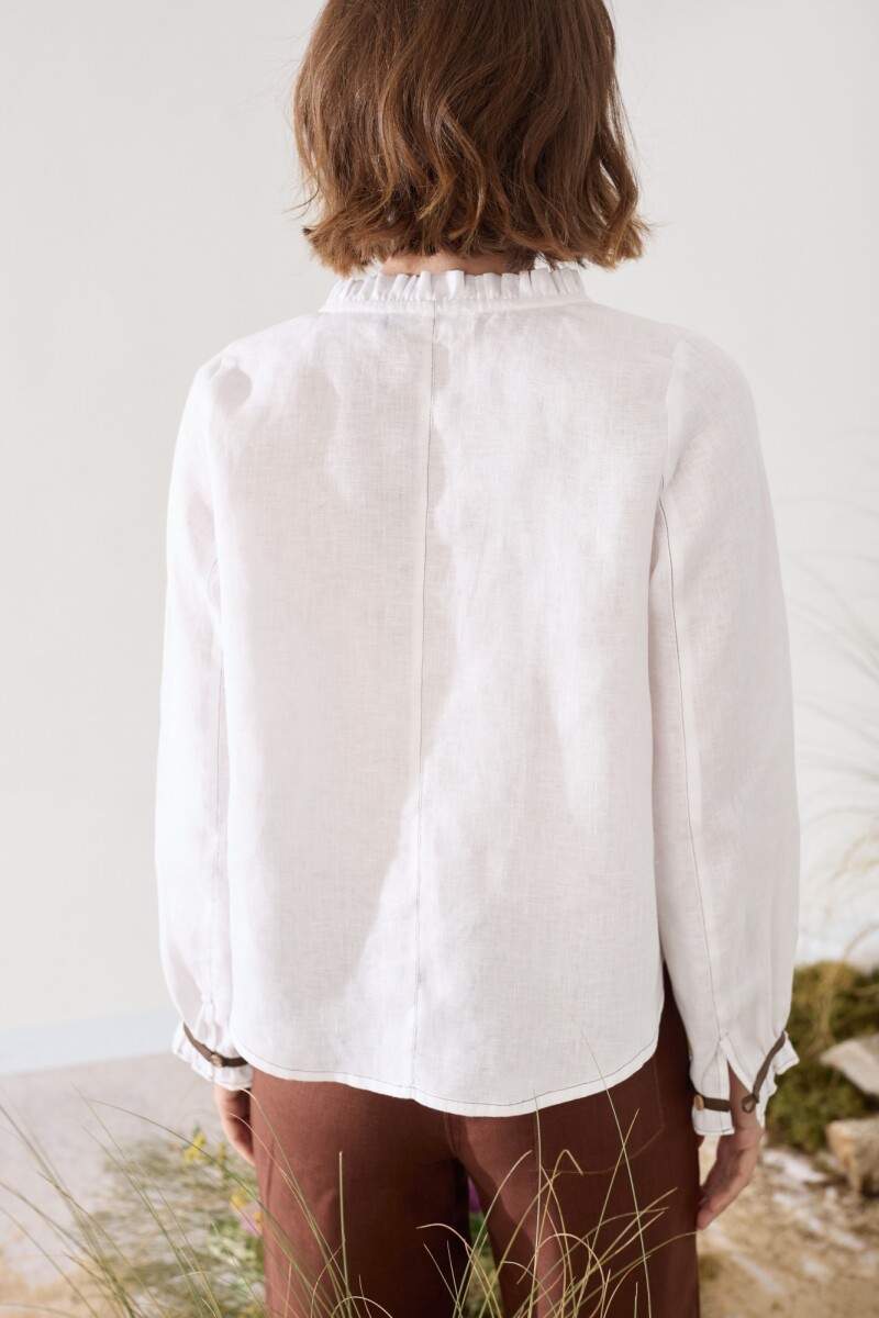 PRE VENTA BLUSA ARROYO Blanco