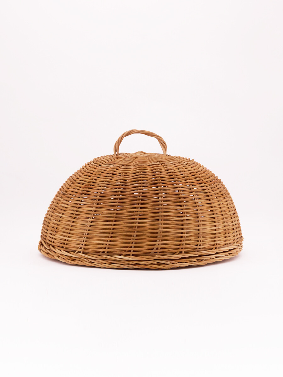 BANDEJA CON TAPA TEJIDA - NATURAL 