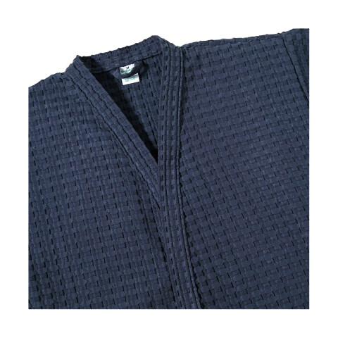 Bata de baño Dohler Microfibra Provenca Variedad de Talles y Colores AZUL MARINO