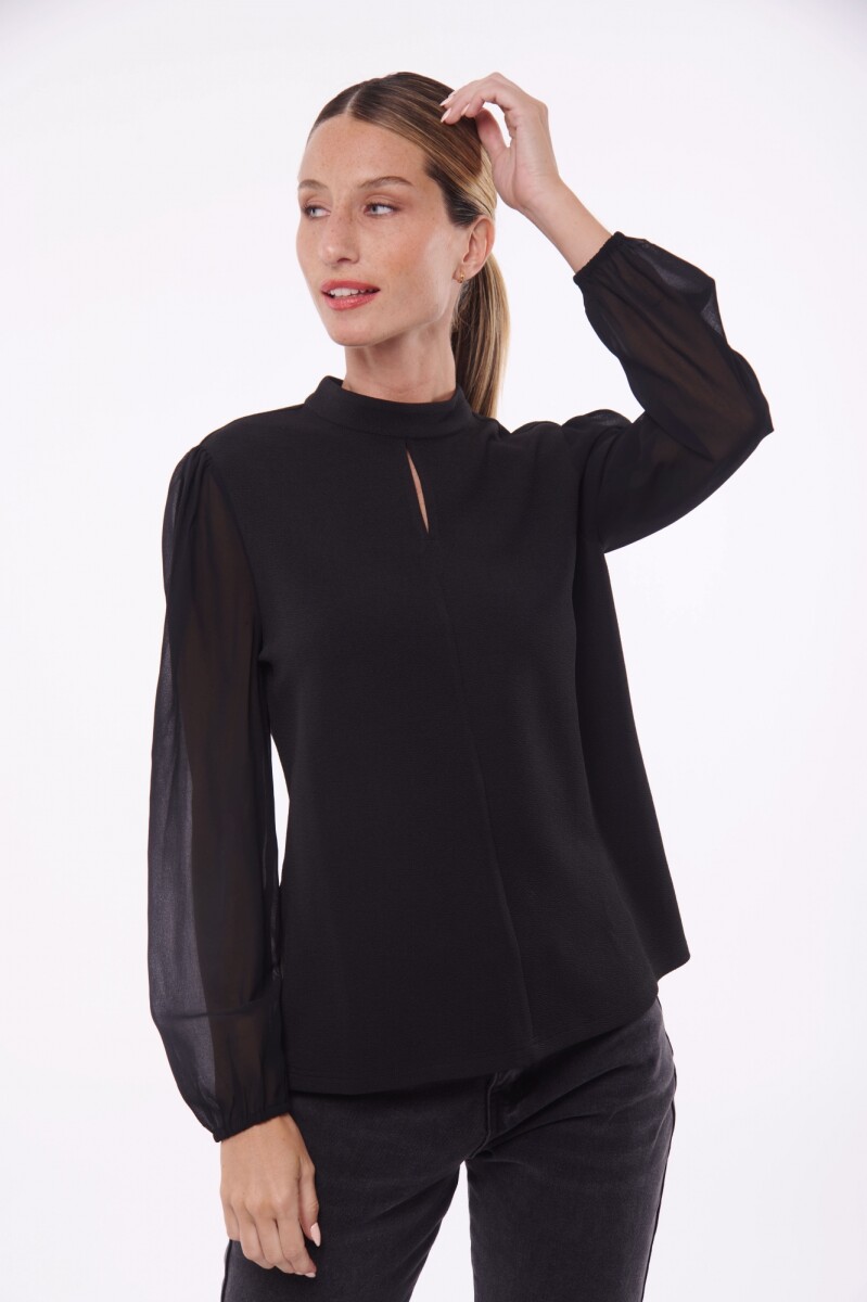 BLUSA INA NEGRO 