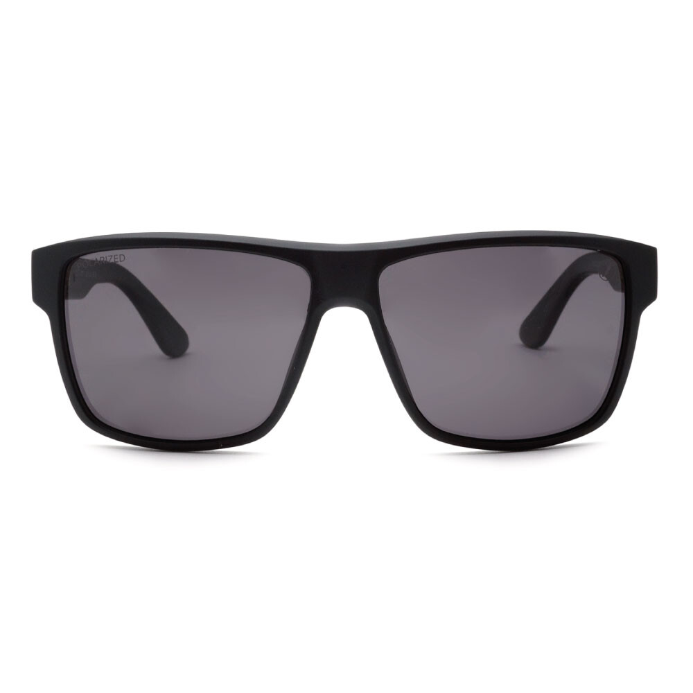 Lentes De Sol Bambu E Madeira Cuadrado - Unisex Negro/Negro
