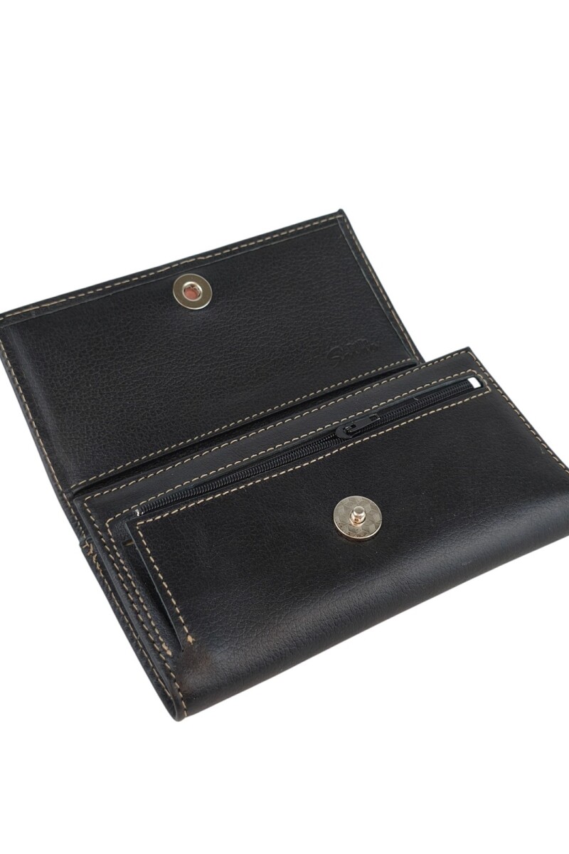 Billetera clasica Negro