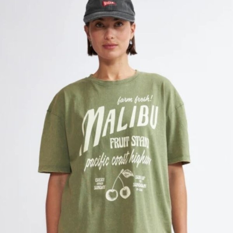 Remera North Sails Macis Oversize Verde