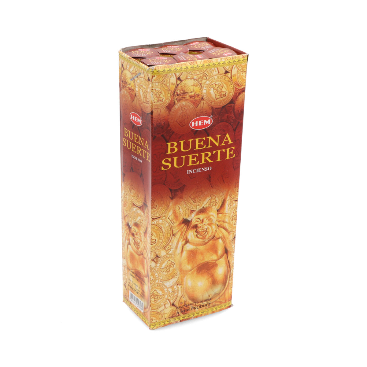 INCIENSO HEM CAJA HEXAGONAL X6 - Buena Suerte 