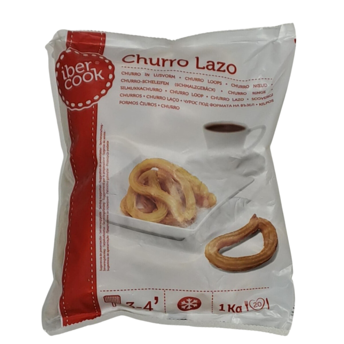 Churros Lazo Congelados Iber Cook 1 KG 