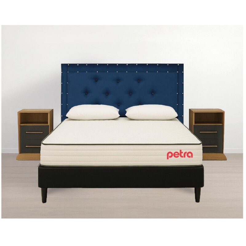 Conjunto Dormitorio Levane17 + Respaldo + Box + Mesas De Luz Conjunto Dormitorio Levane17 + Respaldo + Box + Mesas De Luz