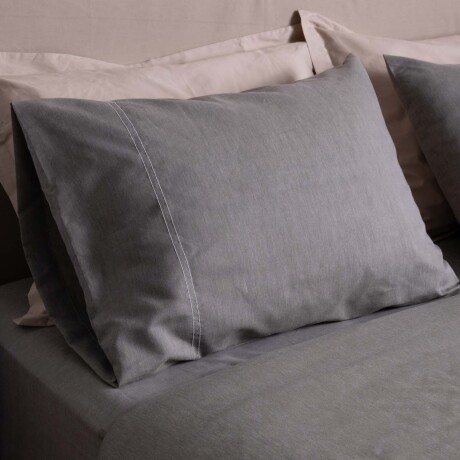 JGO. SÁBANAS 2 PLAZAS ALGODON-Y-POLIESTER VERDE CHAMBRAY