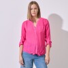 Blusa Nudo Botones FUCSIA