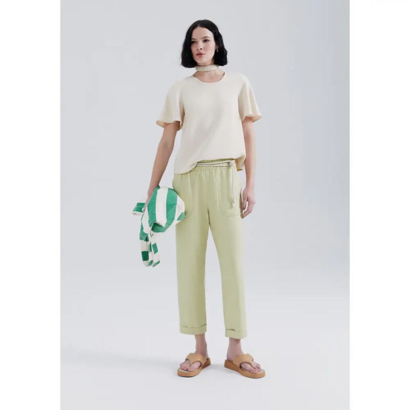 BLUSA MM FEM AMARELO CLARO