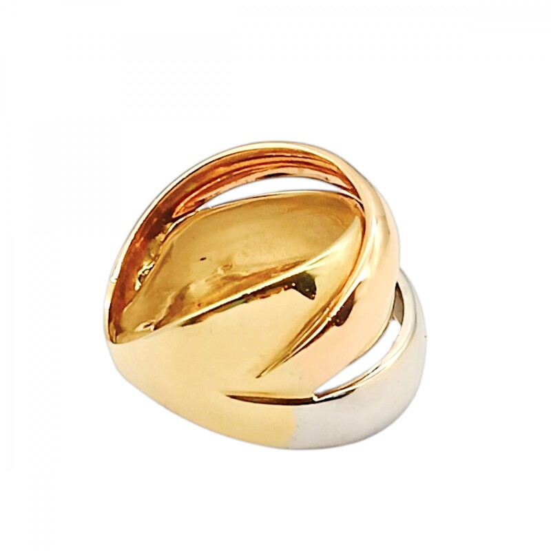 Anillo Trinity-Oro bajo-Sin Piedra-AN8189 sinpiedra