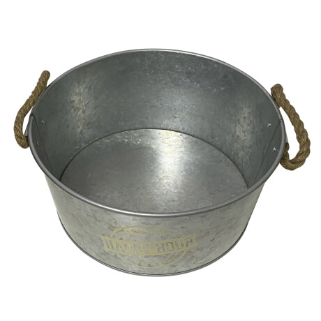 BALDE GALVANIZADO P/BOTELLAS ASAS CUERDA LINEA HAPPY HOUR 30X14CM FH302SS BALDE GALVANIZADO P/BOTELLAS ASAS CUERDA LINEA HAPPY HOUR 30X14CM FH302SS