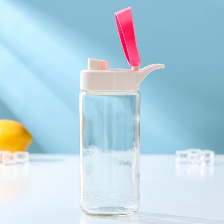 Botella deportiva 500 cc vidrio Renga TRANSPARENTE