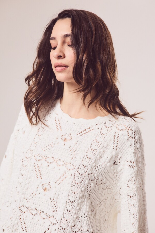 Sweater Textura Nácar