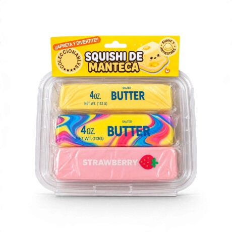 Set Squishy Butter Manteca x3 Set Squishy Butter Manteca x3